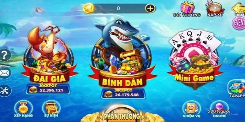 Top 3 ngư trường được săn đón nhất bắn cá Kubet77